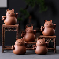 7 Days Of Tea Zisha Clay Tea Pet – Lucky Cat (Maneki Neko)
