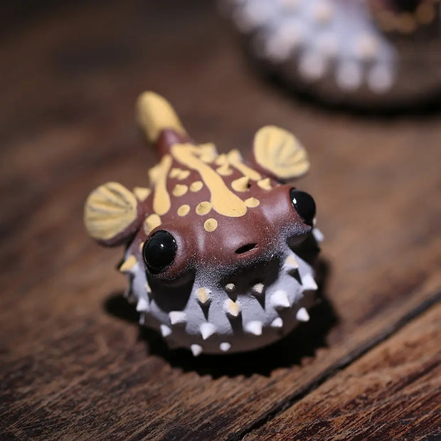 7 Days Of Tea Ceramic Tea Pet – Pufferfish (Spiked)