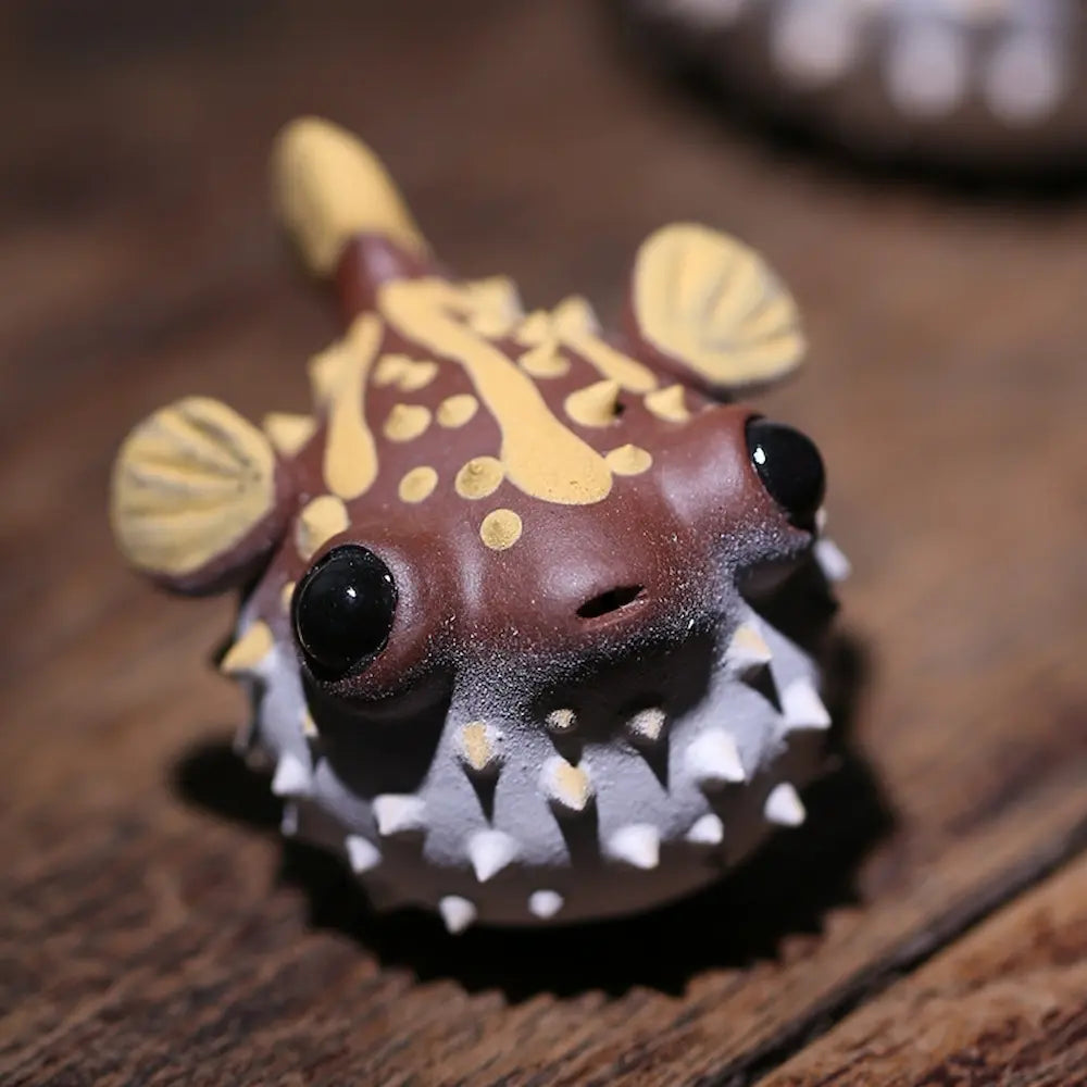 7 Days Of Tea Ceramic Tea Pet – Pufferfish (Spiked)