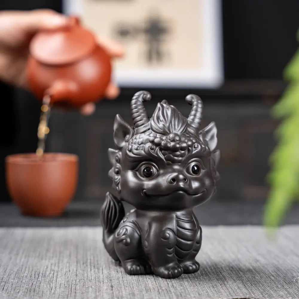 7 Days Of Tea Zisha Clay Tea Pet – Qilin Dragon Guardian