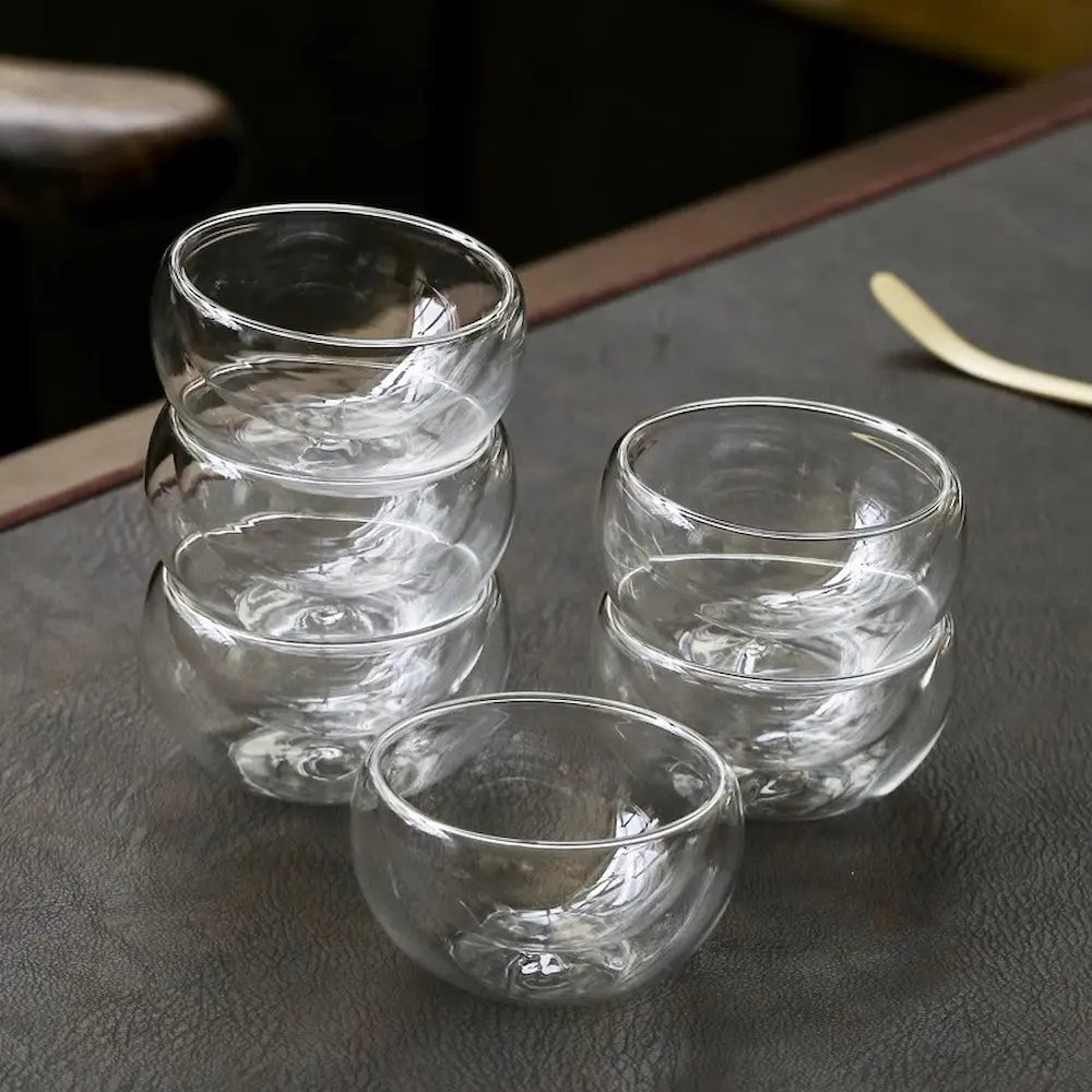 7 Days Of Tea Double-Wall Glass Tea Cup | ~50 ml