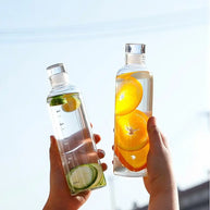 7 Days Of Tea Time-Marker Glass Bottle – Cold Brew & Hydration | ~700 ml