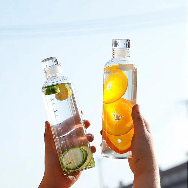7 Days Of Tea Time-Marker Glass Bottle – Cold Brew & Hydration | ~700 ml