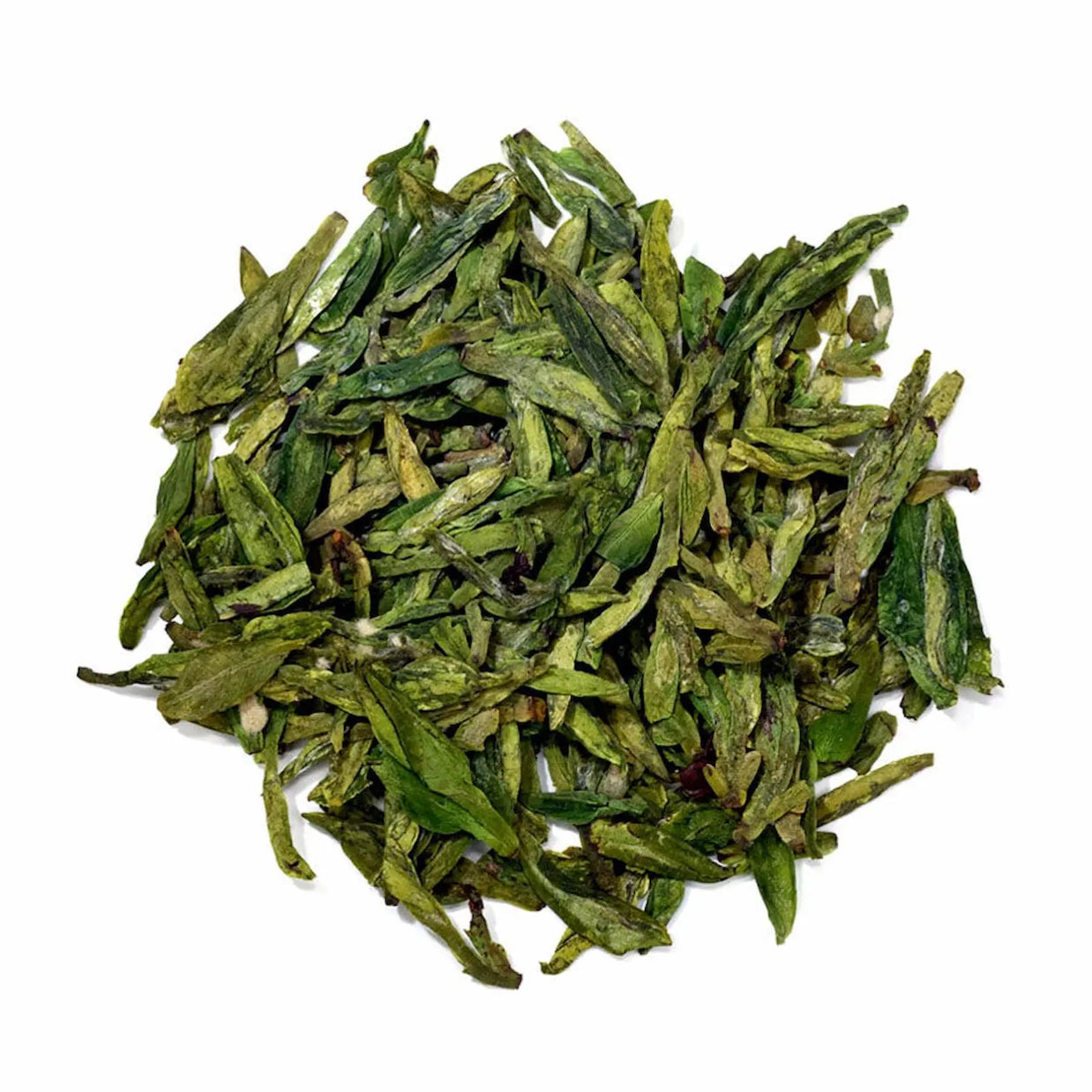 Premium Longjing green tea leaves, authentic Dragon Well loose leaf tea from China, fresh handpicked and pan-roasted, perfect for daily brewing and traditional Chinese tea ceremonies.