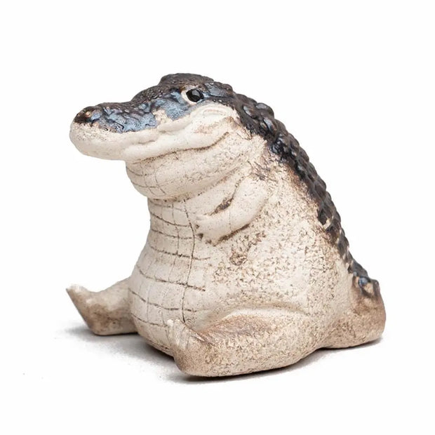 7 Days Of Tea Ceramic Tea Pet – Alligator (Cute Sitting)