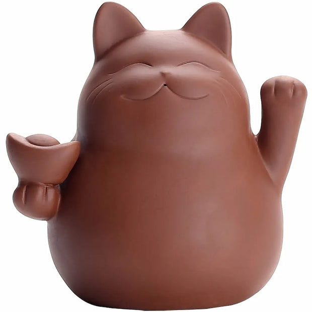7 Days Of Tea Zisha Clay Tea Pet – Lucky Cat (Maneki Neko)